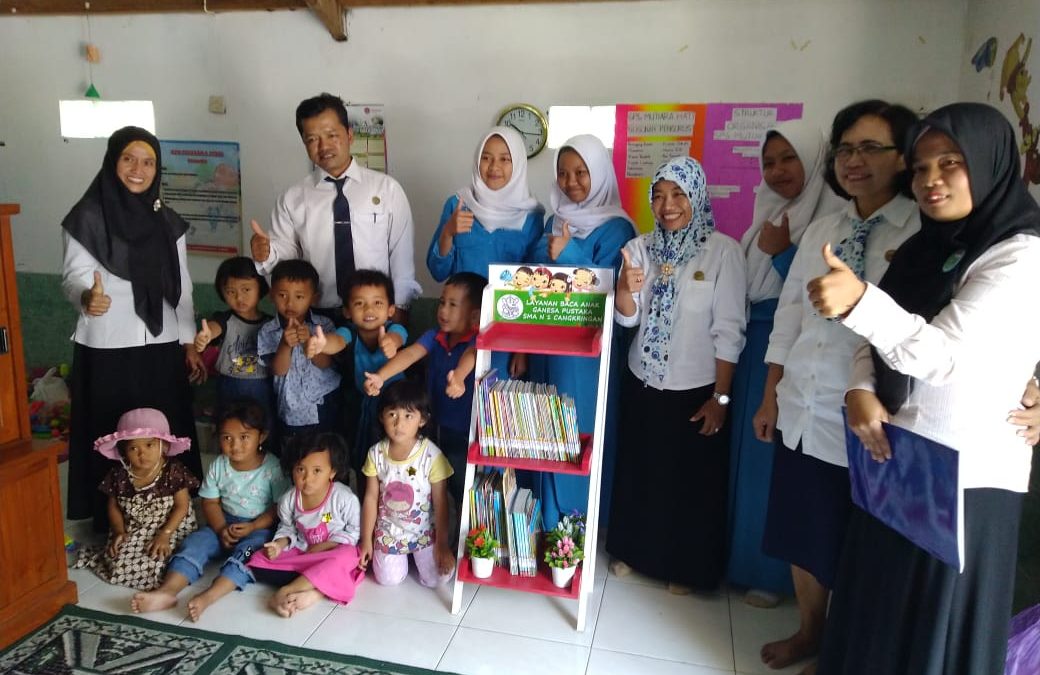 PERPUSTAKAAN GANESA SMA NEGERI 1 CANGKRINGAN MOU DENGAN PAUD SPS MUTIARA HATI PURWOREJO